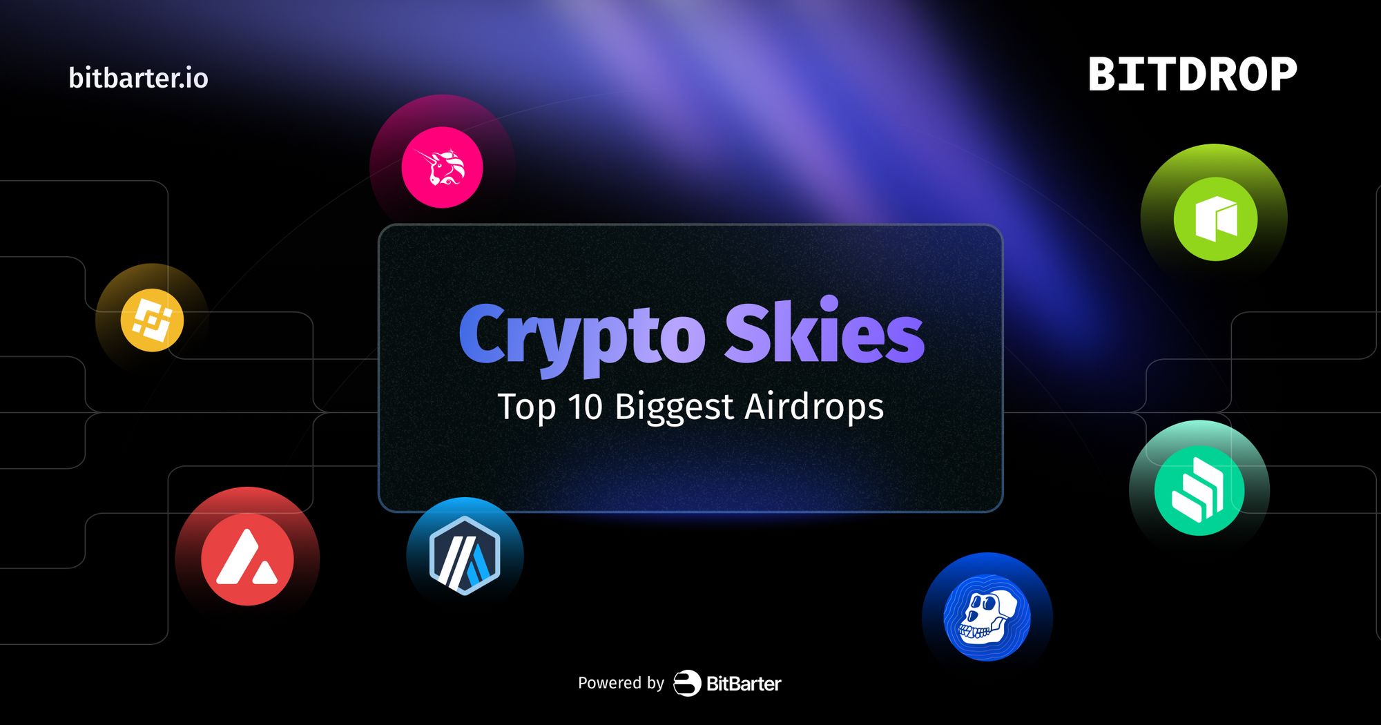 The Crypto Skies: Top 10 Biggest Airdrops